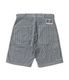 Lot No. SC52640 / FICTION ROMANCE 6oz. INDIGO STRIPE DOUBLE KNEE SHORTS