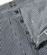 Lot No. SC52640 / FICTION ROMANCE 6oz. INDIGO STRIPE DOUBLE KNEE SHORTS