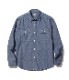 Lot No. SC27850 / BLUE CHAMBRAY WORK SHIRT (LONG SLEEVE)