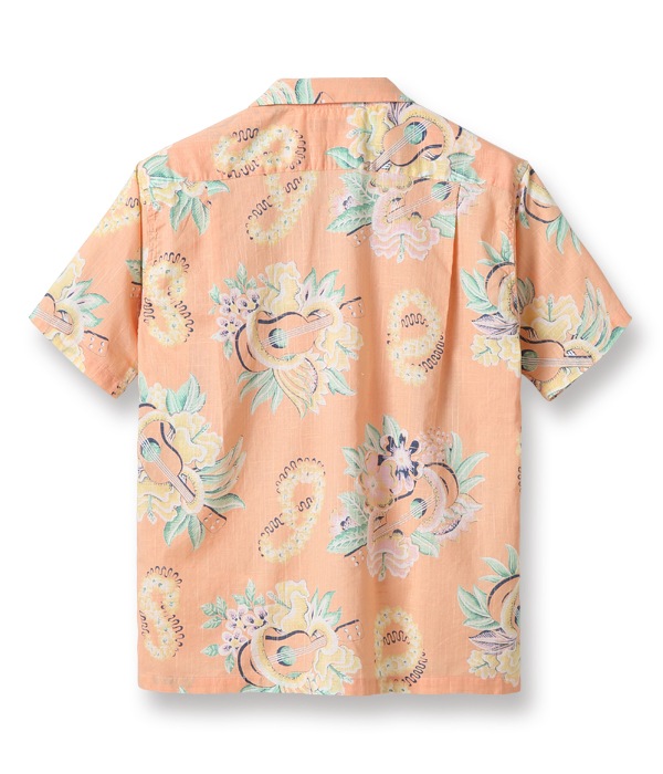 Lot No. SS38408 / COTTON LINEN SLUBYARN OPEN SHIRTS MACINTOSH UKULELE