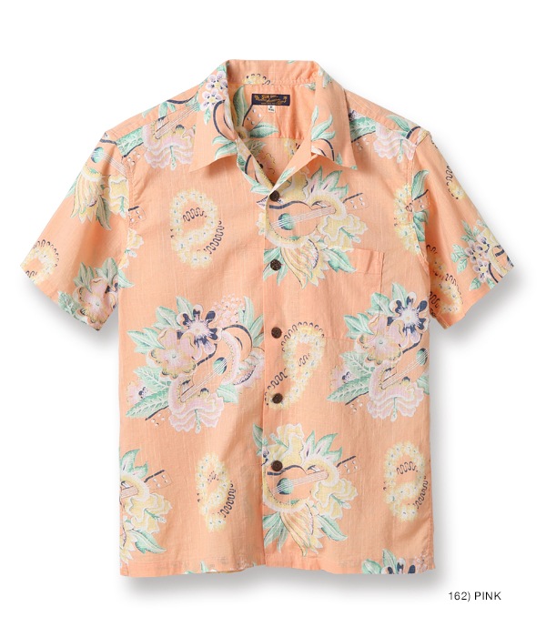 Lot No. SS38408 / COTTON LINEN SLUBYARN OPEN SHIRTS MACINTOSH UKULELE