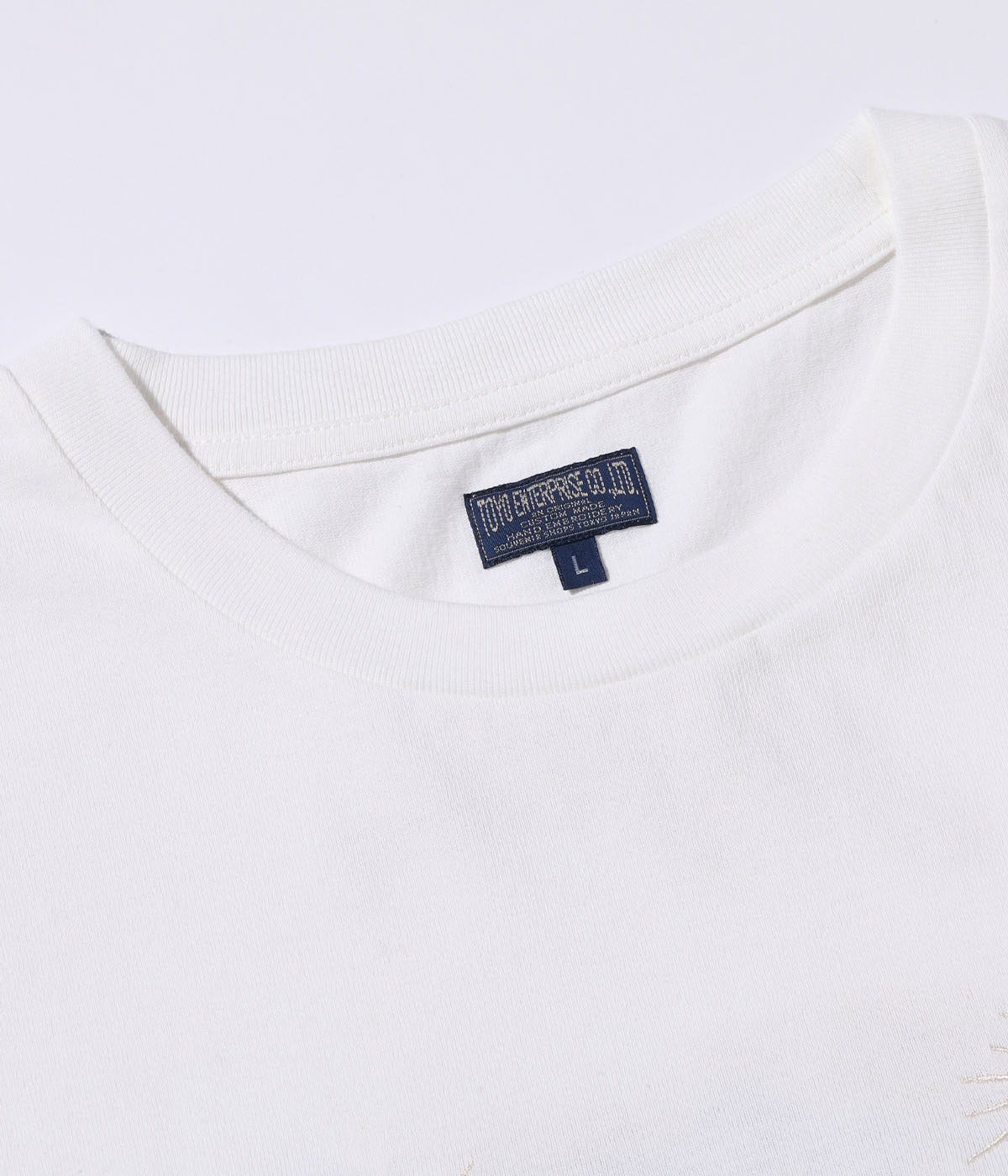 Lot No. TT79391 / SUKA T-SHIRT EMBROIDERED ��TIGER HEAD��
