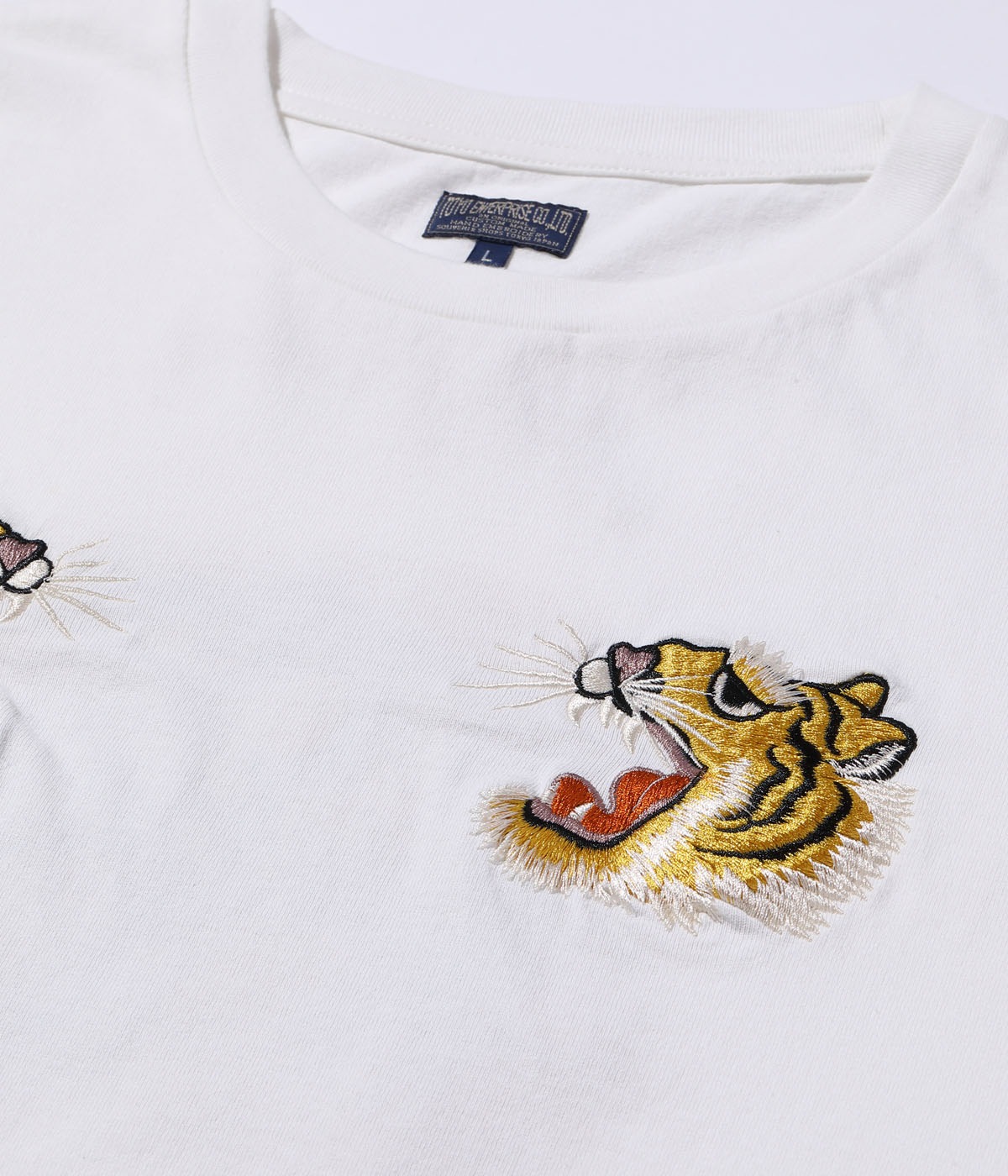 Lot No. TT79391 / SUKA T-SHIRT EMBROIDERED ��TIGER HEAD��