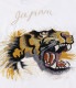 Lot No. TT79391 / SUKA T-SHIRT EMBROIDERED ��TIGER HEAD��