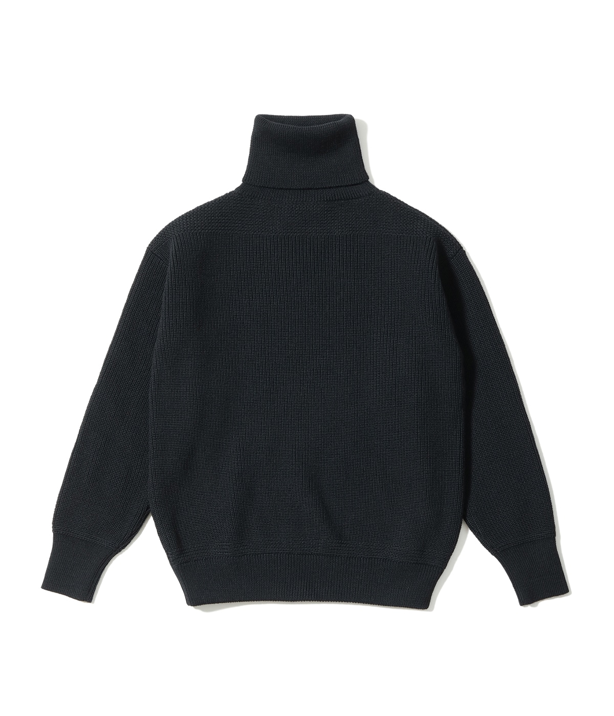 Lot No. BR90264 / SWEATERS, WOOL, TURTLE NECK, BLACK “BUZZ