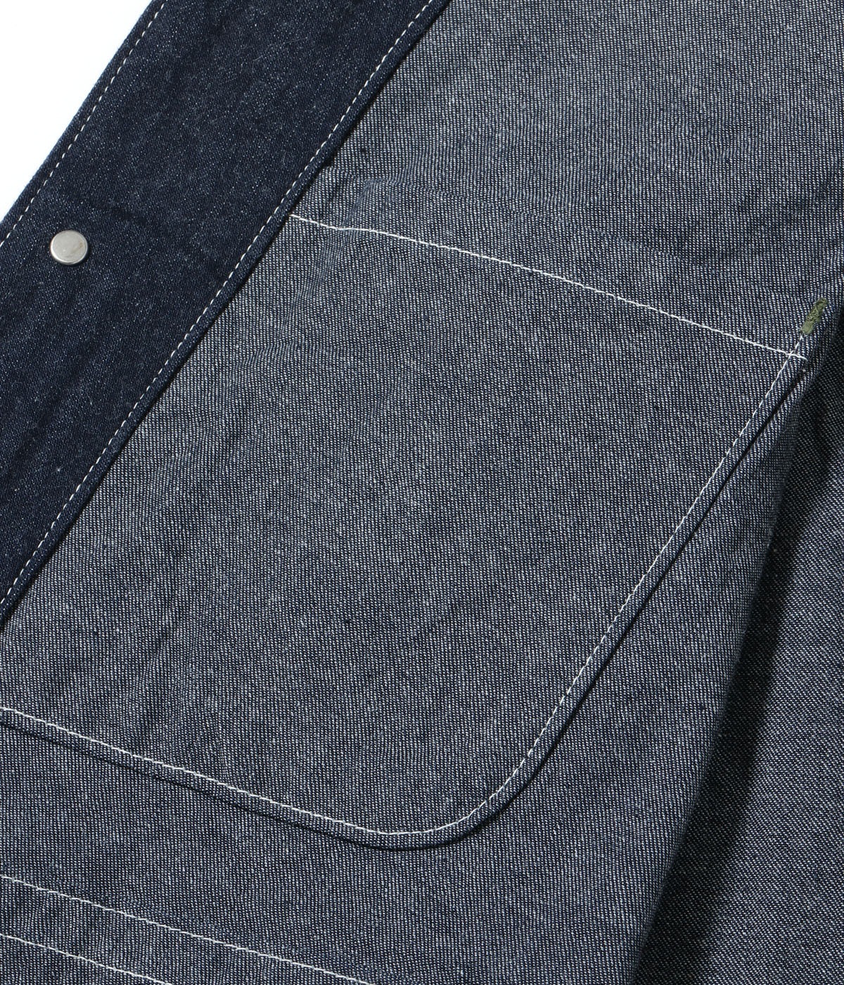 Lot No. SC15702 / 11oz. BLUE DENIM WORK VEST