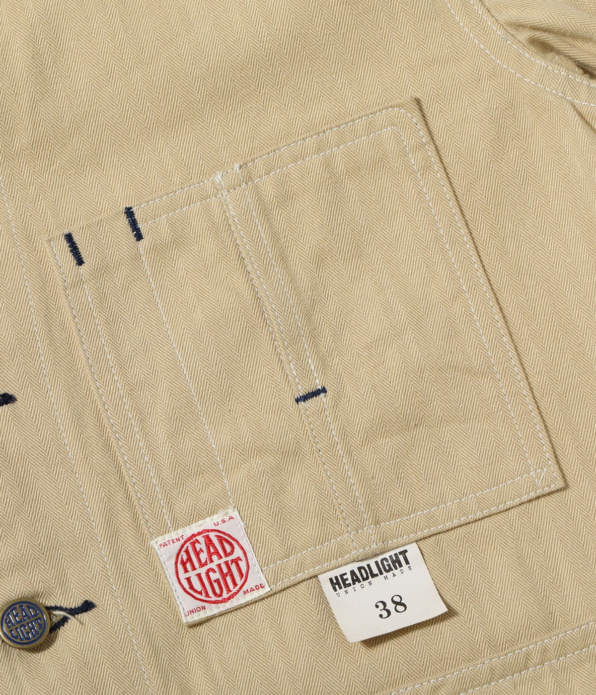 Lot No. HD15909 / HEADLIGHT 10oz. RANDOM HBT WORK VEST