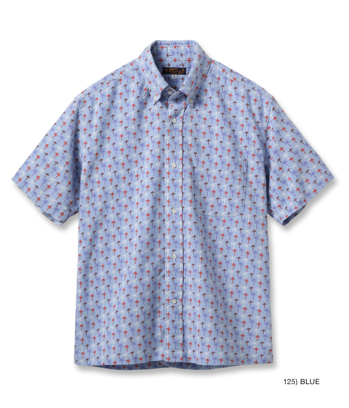 Lot No. SS39745 / COOLMAX��� OXFORD B.D. SHIRT ��PALM TREE��