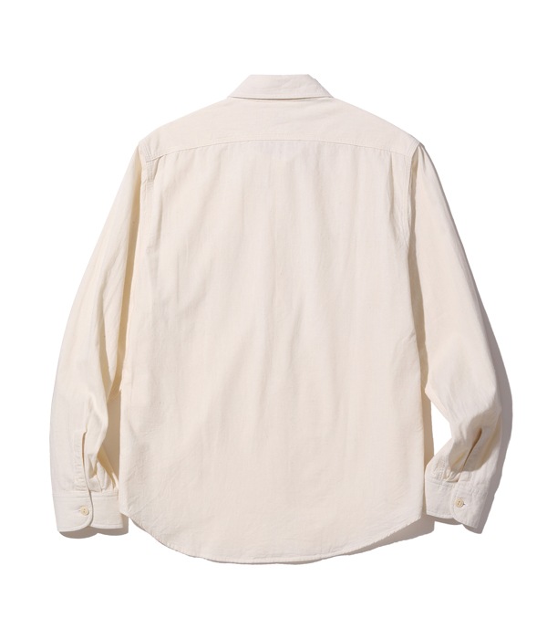 Lot No. SC27851 / WHITE CHAMBRAY WORK SHIRT (LONG SLEEVE)