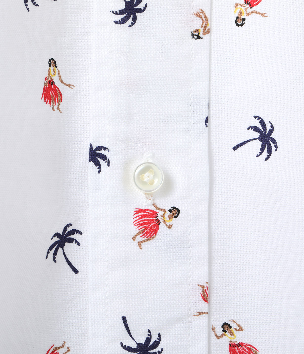 Lot No. SS39282 / COTTON OXFORD B.D. SHIRT HULA DANCER