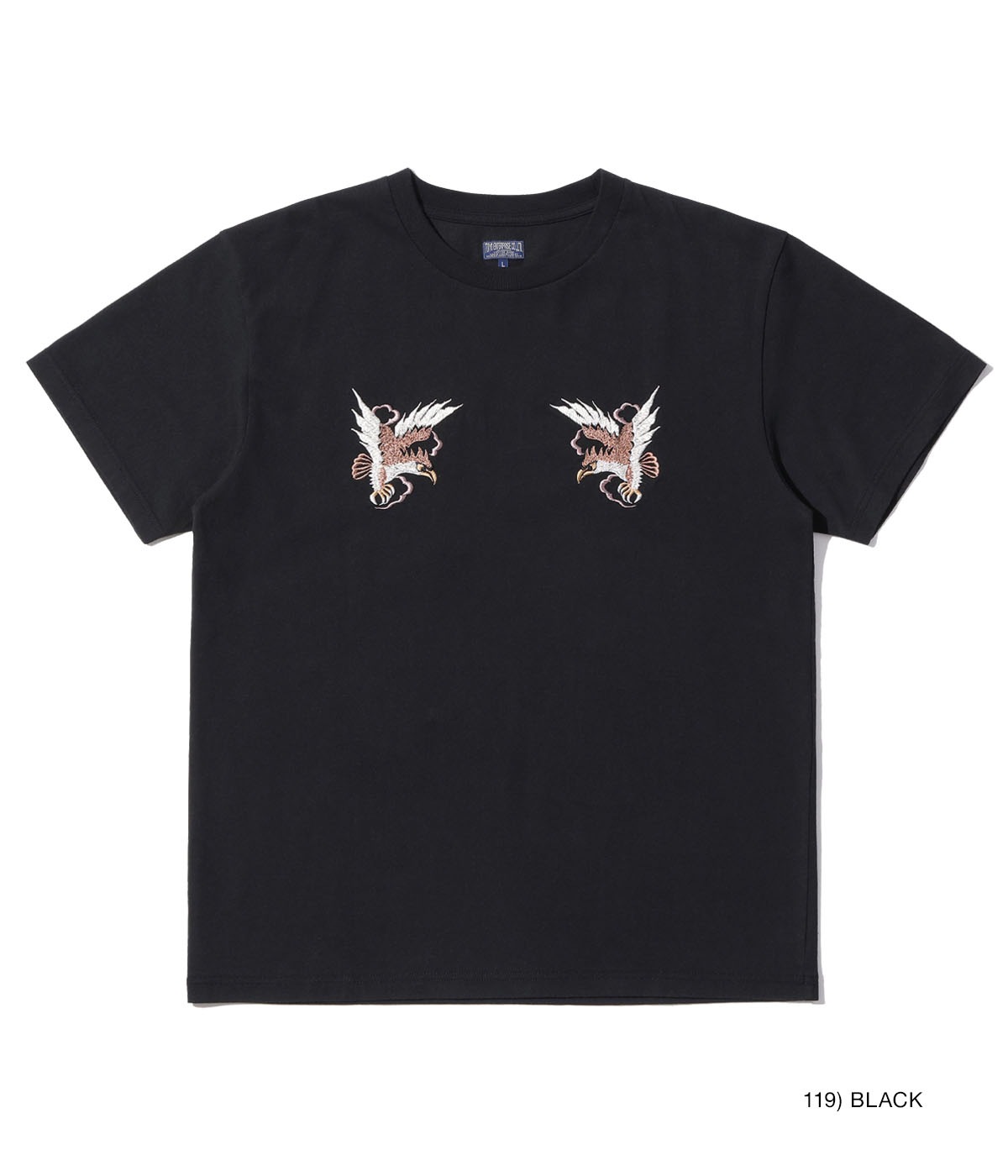Lot No. TT79392 / SUKA T-SHIRT EMBROIDERED ��EAGLE & Mt. FUJI��