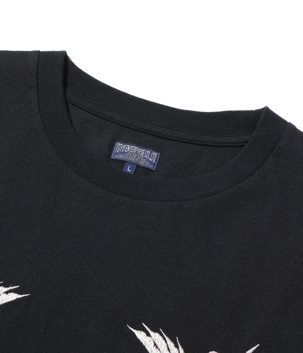 Lot No. TT79392 / SUKA T-SHIRT EMBROIDERED ��EAGLE & Mt. FUJI��