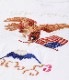 Lot No. TT79392 / SUKA T-SHIRT EMBROIDERED ��EAGLE & Mt. FUJI��