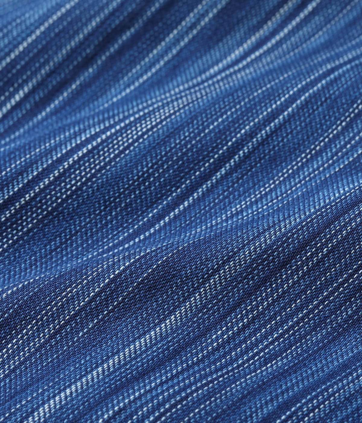 Lot No. SC29396 / FICTION ROMANCE 5.5oz. INDIGO STRIPE WORK SHIRT