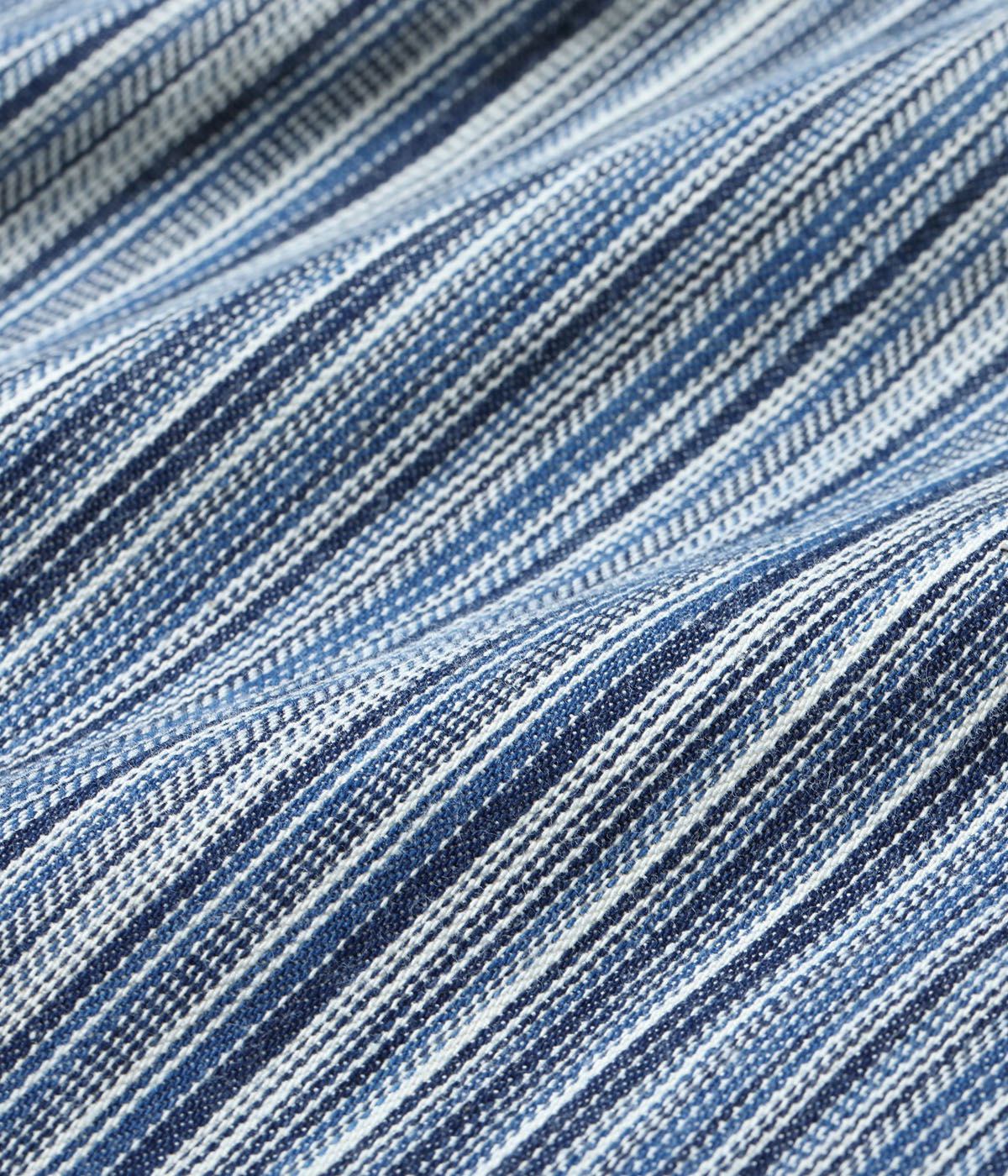 Lot No. SC29396 / FICTION ROMANCE 5.5oz. INDIGO STRIPE WORK SHIRT