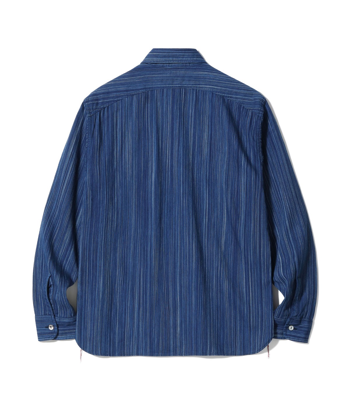 Lot No. SC29396 / FICTION ROMANCE 5.5oz. INDIGO STRIPE WORK SHIRT