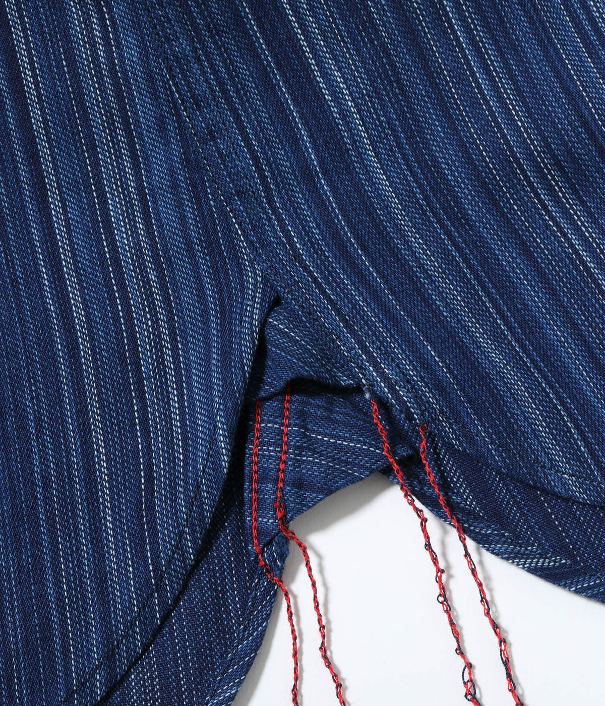 Lot No. SC29396 / FICTION ROMANCE 5.5oz. INDIGO STRIPE WORK SHIRT