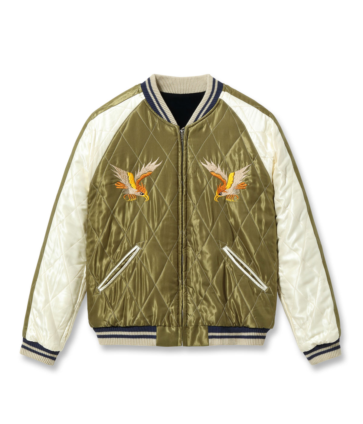 2026ǯ10��16������ / Lot No. TT15974-128 / Mid 1950s Style Velveteen Souvenir Jacket ��WHITE DRAGON�� �� ��JAPAN MAP��