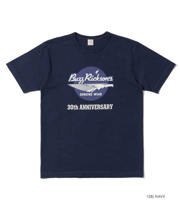 Lot No. BR79194 / SLUB YARN T-SHIRT "BUZZ RICKSON'S 30th ANNIVERSARY"