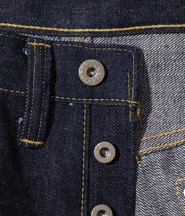 Lot No. SC49009 / SUGAR CANE Super Denim Collectibles #09 13.5oz. BLUE DENIM WAIST OVERALLS S1943 MODEL