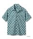 Lot No. SS39697 / COTTON BROAD HAWAIIAN SHIRT ��NAVY'S CHEVRON��