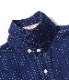 Lot No. SC38702 / FICTION ROMANCE 4.5oz. INDIGO "CASINO STRIPE" WORK SHIRT (SHORT SLEEVE)