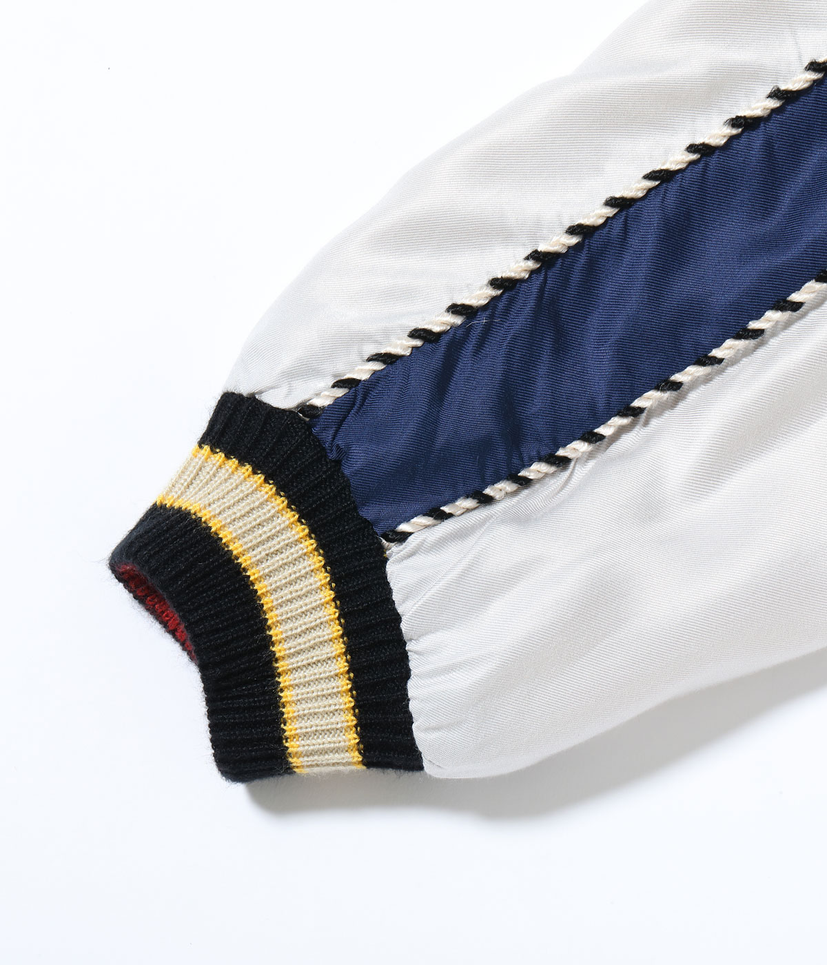 Lot No. TT15793-128 / Mid 1950s Style Acetate Souvenir Jacket SNAKE & SKULL  DRAGON HEAD (AGING MODEL)