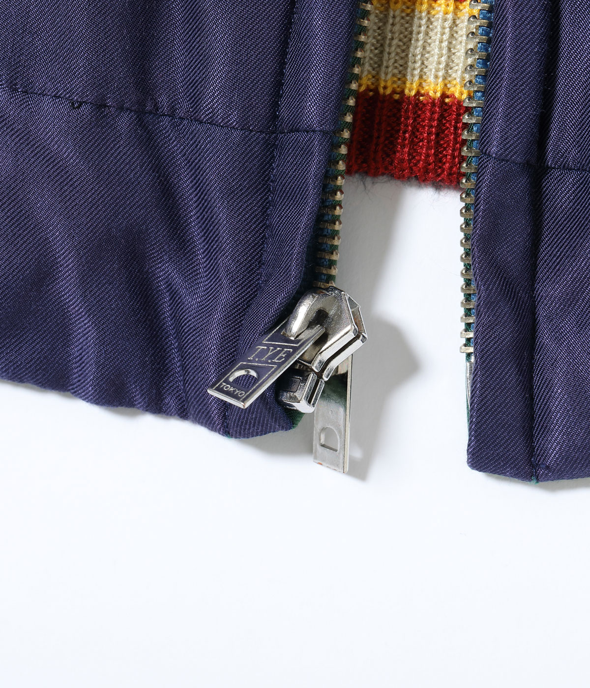 Lot No. TT15793-128 / Mid 1950s Style Acetate Souvenir Jacket SNAKE & SKULL  DRAGON HEAD (AGING MODEL)