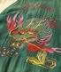 Lot No. TT15793-128 / Mid 1950s Style Acetate Souvenir Jacket SNAKE & SKULL  DRAGON HEAD (AGING MODEL)