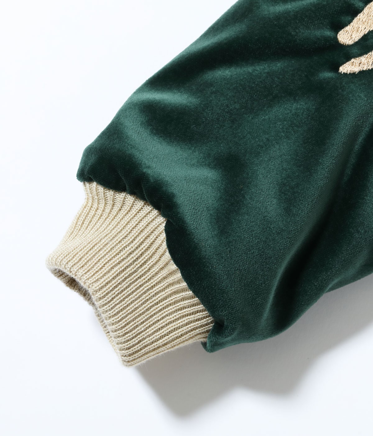 2026ǯ��������ͽ�� / Lot No. TT15974-145 / Late 1950s Style Velveteen Souvenir Jacket ��POLAR BEAR�� �� ��ALASKA MAP��