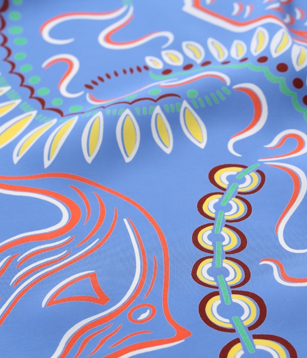 Lot No. SS38811 / RAYON HAWAIIAN SHIRT ��PARADISE PICTOGRAPH��