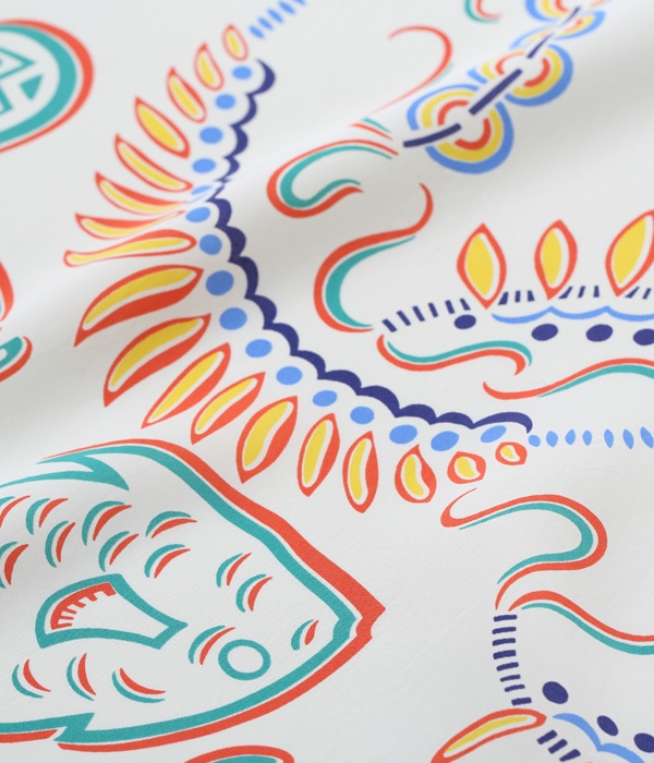 Lot No. SS38811 / RAYON HAWAIIAN SHIRT ��PARADISE PICTOGRAPH��