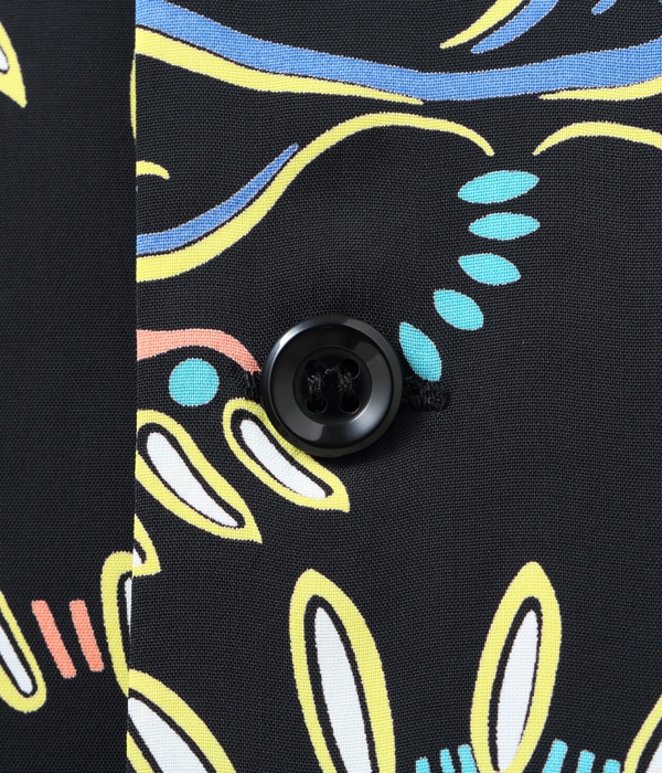 Lot No. SS38811 / RAYON HAWAIIAN SHIRT ��PARADISE PICTOGRAPH��