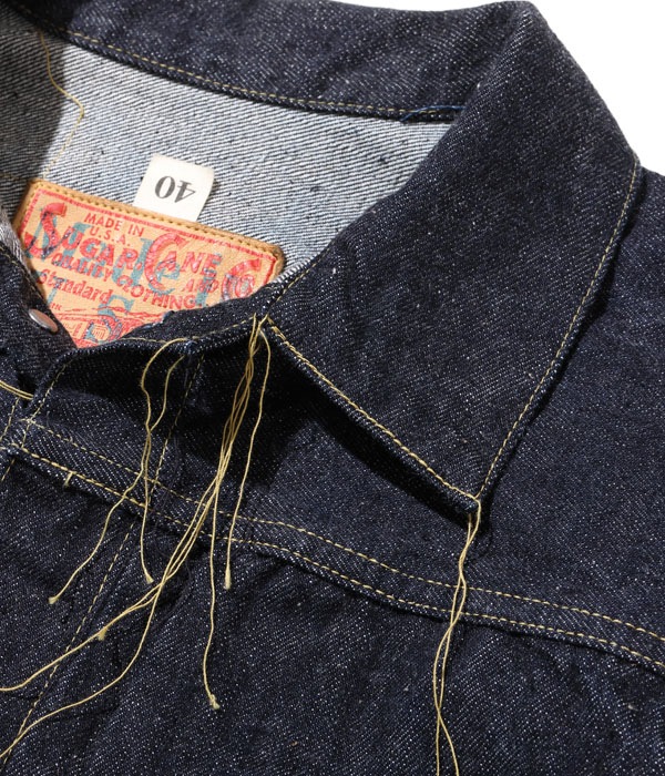 Lot No. SC11944US / SUGAR CANE Made in USA 13oz. BLUE DENIM BLOUSE S1944 MODEL