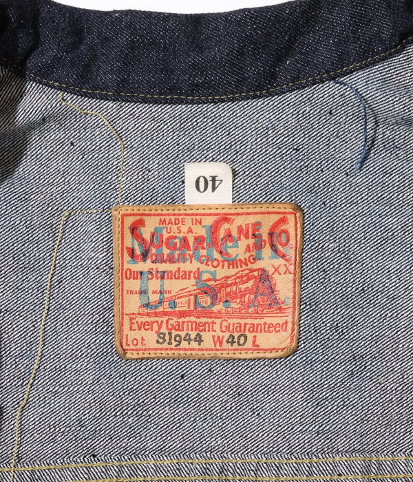 Lot No. SC11944US / SUGAR CANE Made in USA 13oz. BLUE DENIM BLOUSE S1944 MODEL