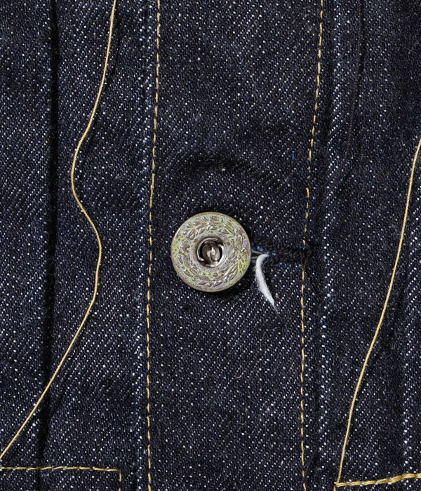 Lot No. SC11944US / SUGAR CANE Made in USA 13oz. BLUE DENIM BLOUSE S1944 MODEL