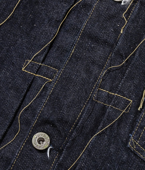 Lot No. SC11944US / SUGAR CANE Made in USA 13oz. BLUE DENIM BLOUSE S1944 MODEL