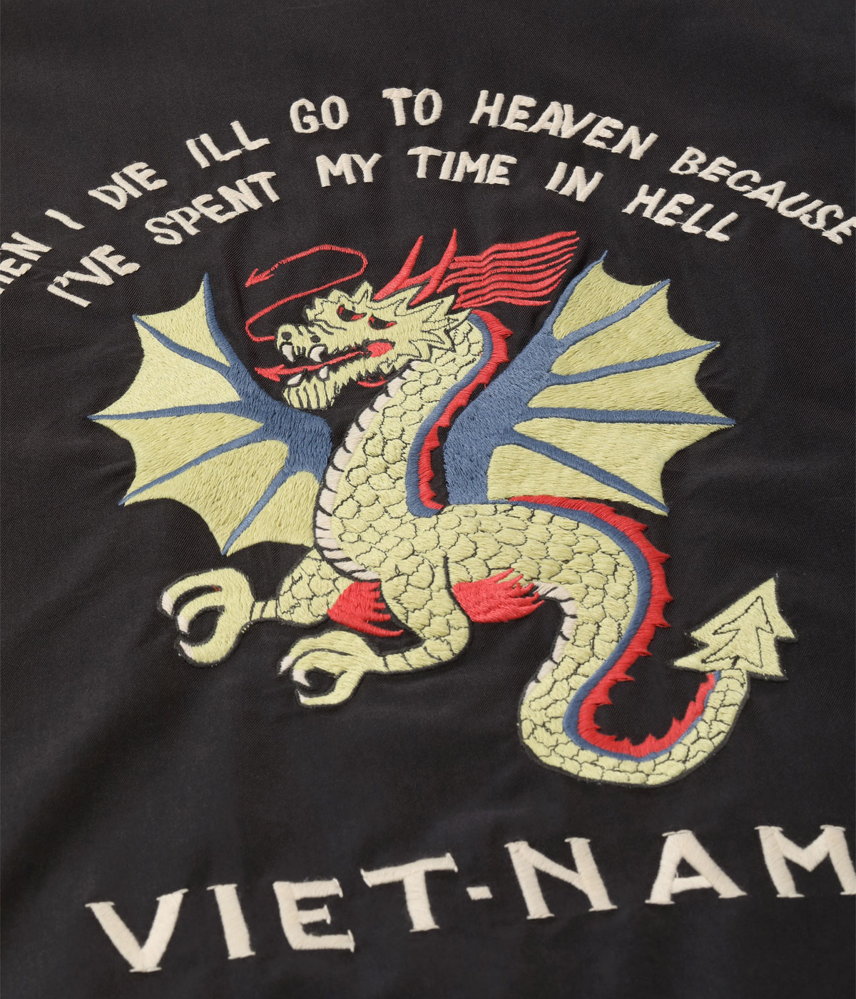 Lot No. TT15494-119 / Late 1960s Style Cotton Rayon Vietnam Jacket DRAGON (AGING MODEL)