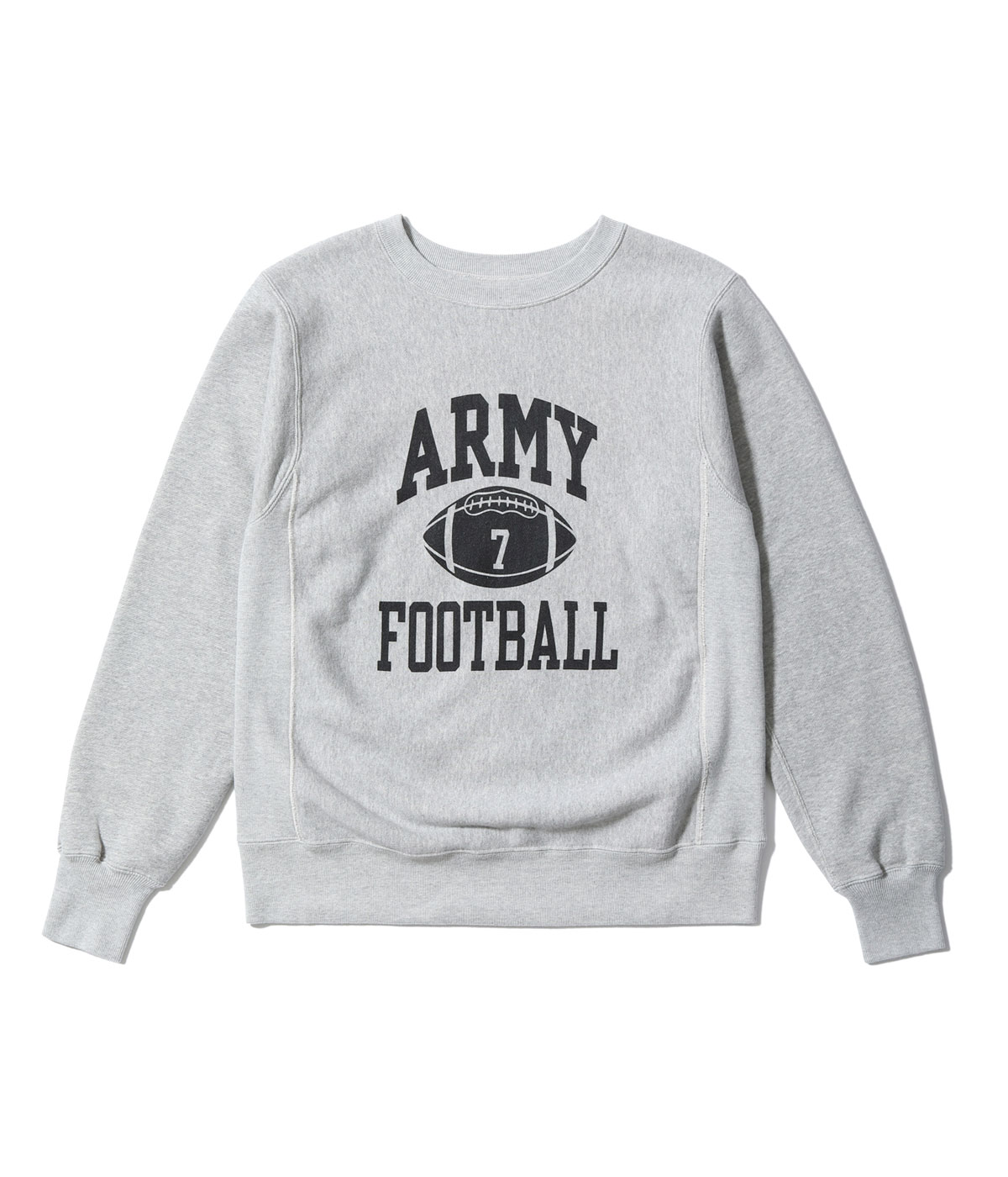 Lot No. BR69644 / HORIZONTAL KNITTING SWEAT SHIRT ��ARMY FOOTBALL��