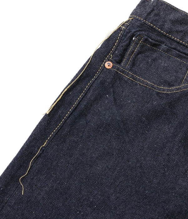 Lot No. SC41944US / SUGAR CANE Made in USA 13oz. BLUE DENIM WAIST OVERALLS S1944 MODEL