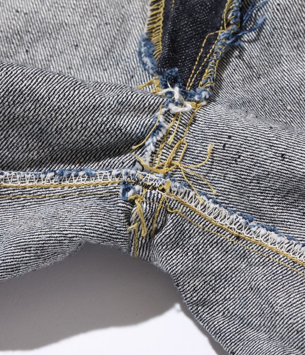 Lot No. SC41944US / SUGAR CANE Made in USA 13oz. BLUE DENIM WAIST OVERALLS S1944 MODEL