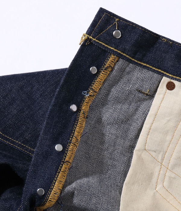 Lot No. SC49007 / SUGAR CANE Super ��Denim�� Collectibles #07 13.5oz. BLUE DENIM WAIST OVERALLS ��1946�� MODEL