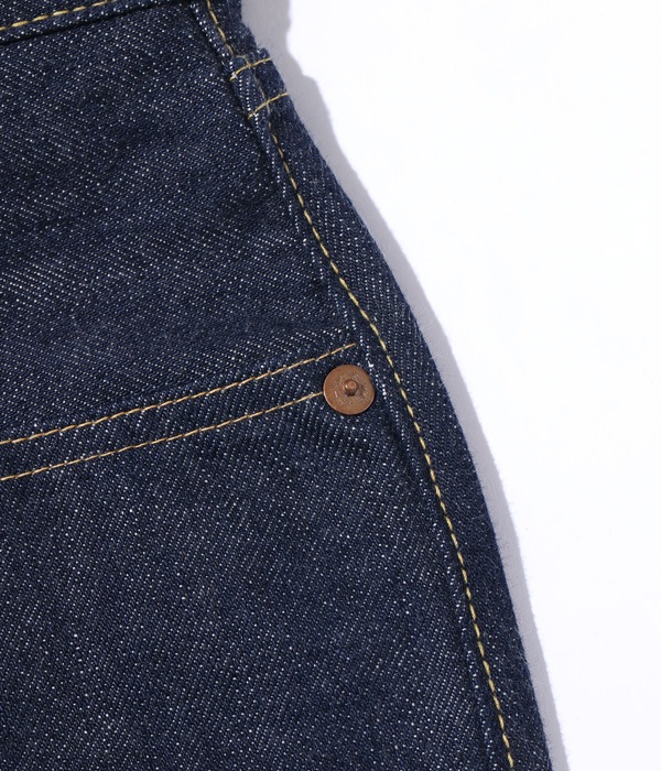 Lot No. SC49007 / SUGAR CANE Super ��Denim�� Collectibles #07 13.5oz. BLUE DENIM WAIST OVERALLS ��1946�� MODEL