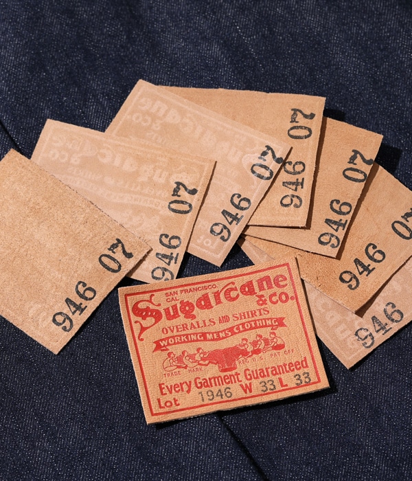 Lot No. SC49007 / SUGAR CANE Super ��Denim�� Collectibles #07 13.5oz. BLUE DENIM WAIST OVERALLS ��1946�� MODEL