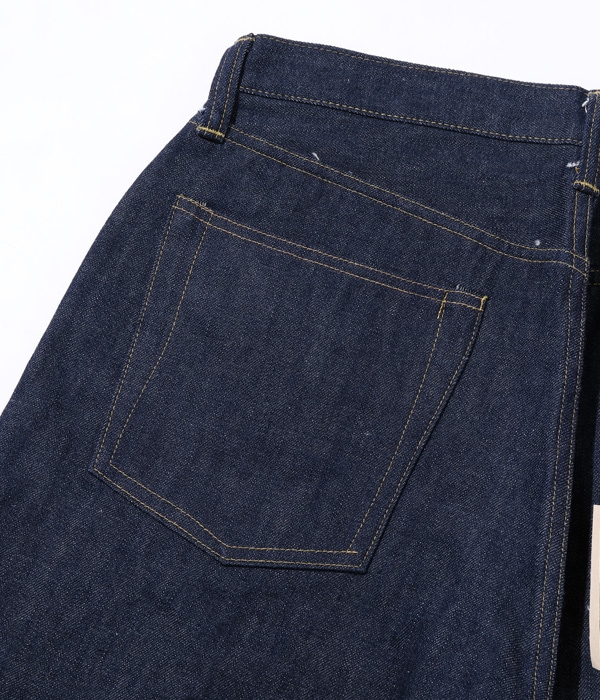 Lot No. SC49007 / SUGAR CANE Super ��Denim�� Collectibles #07 13.5oz. BLUE DENIM WAIST OVERALLS ��1946�� MODEL