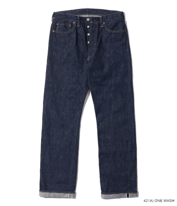 Lot No. SC49007 / SUGAR CANE Super ��Denim�� Collectibles #07 13.5oz. BLUE DENIM WAIST OVERALLS ��1946�� MODEL