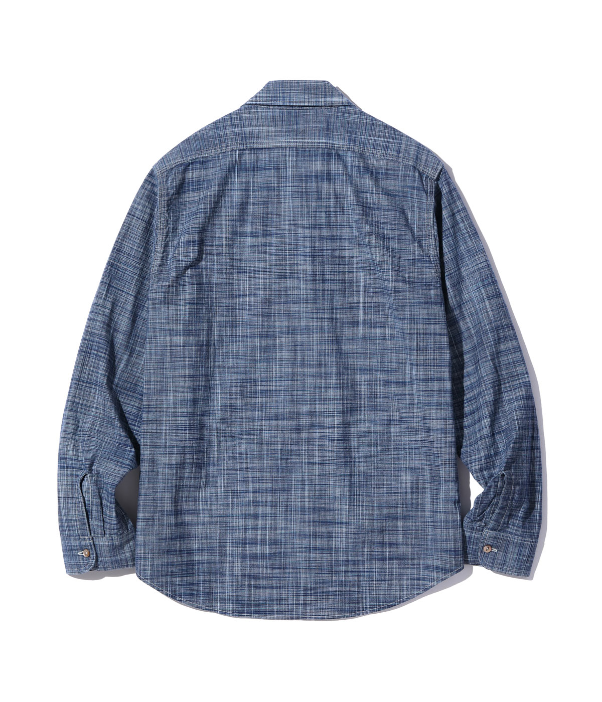 Lot No. SC29264 / FICTION ROMANCE 6.9oz. INDIGO KASURI WORK SHIRT