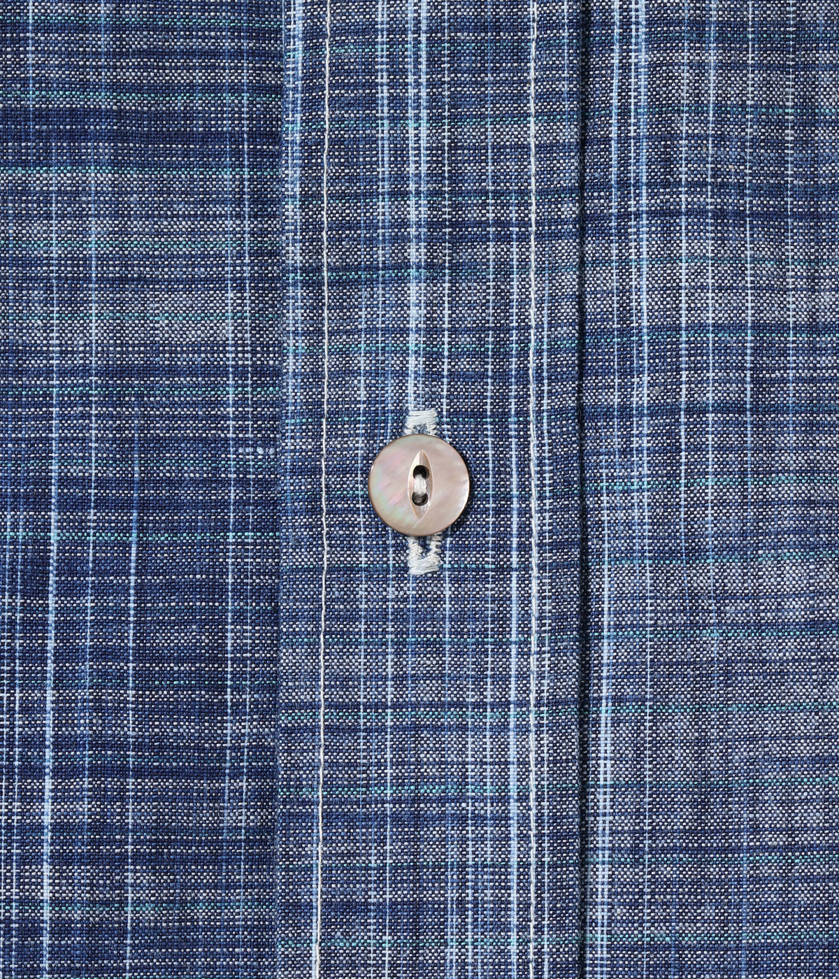 Lot No. SC29264 / FICTION ROMANCE 6.9oz. INDIGO KASURI WORK SHIRT