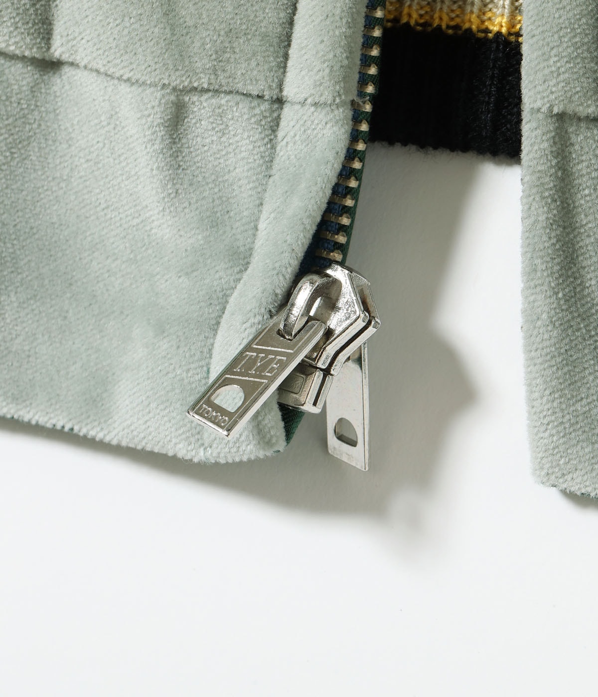 Lot No. TT15544-141 / Mid 1950s Style Velveteen Souvenir Jacket ��BLACK EAGLE�� �� ��JAPAN MAP��