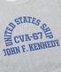 Lot No. BR69645 / HORIZONTAL KNITTING SWEAT SHIRT ��CVA-67 J.F. KENNEDY��